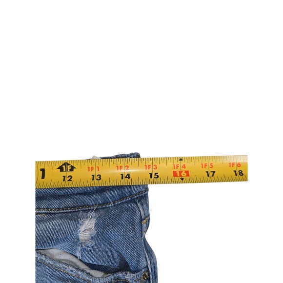 Kensie Jeans Womens The High Rise Short Size 8 Denim Cut Off Stretch VintageLuxe - Picture 6 of 8